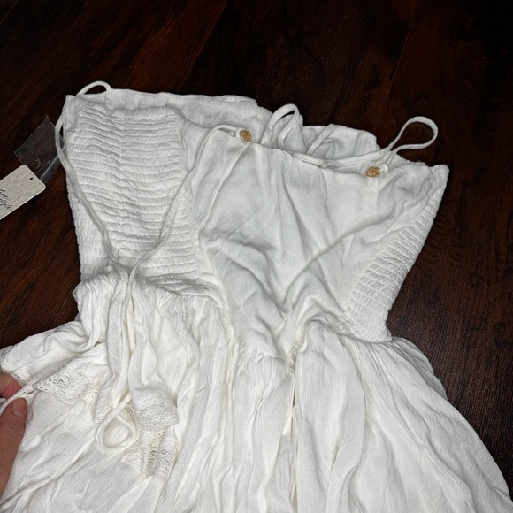 Free People Marley Romper white/Ivory XSmall NWT - Picture 6 of 15